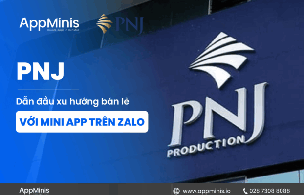 PNJ dẫn đầu xu hướng bán lẻ với Mini App trên Zalo