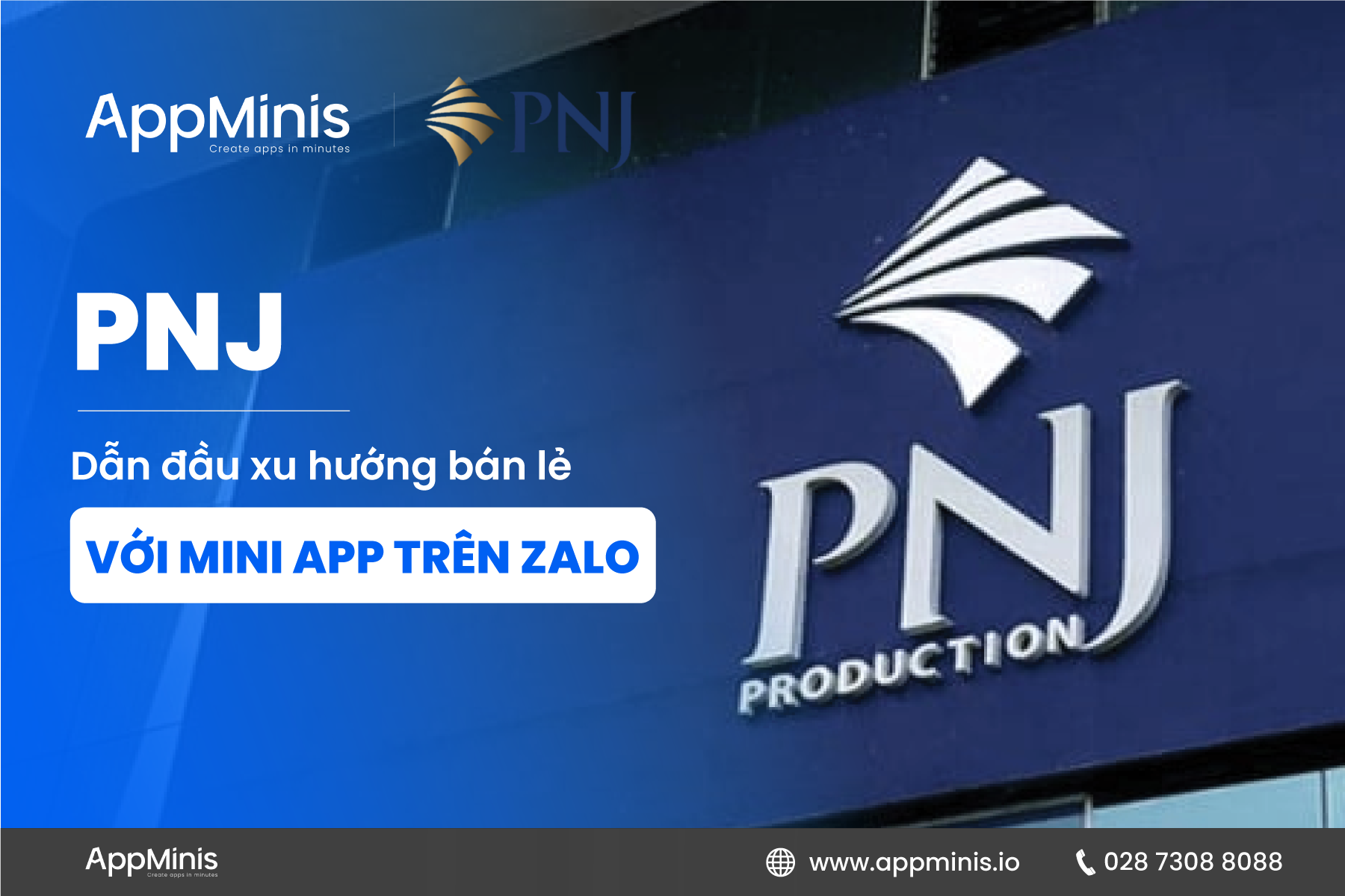 PNJ dẫn đầu xu hướng bán lẻ với Mini App trên Zalo
